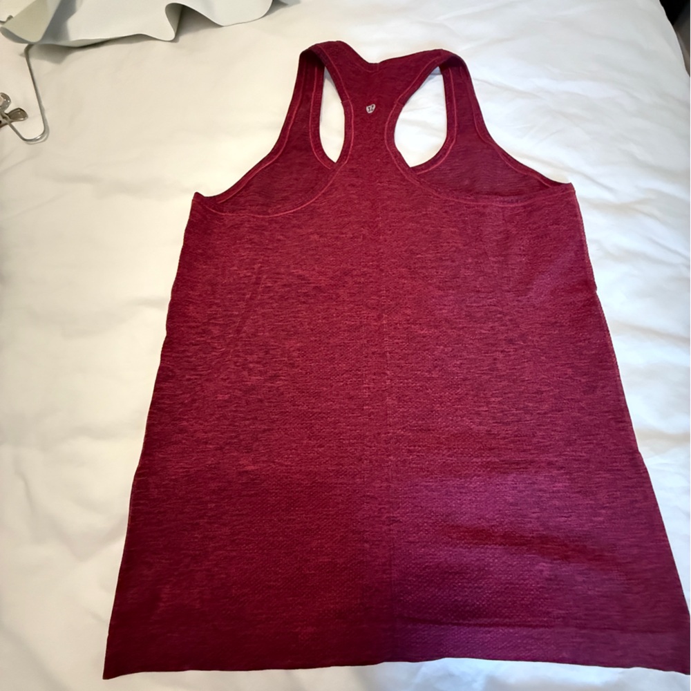 lululemon athletica Red Tank Top